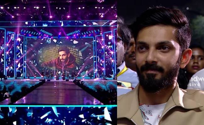 Anirudh gets awestruck after performances in Behindwoods Gold Medals 2022