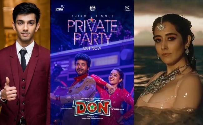 Sivakarthikeyan and Priyanka Mohan's Private Party Song's making video ft Anirudh and Jonita Gandhi