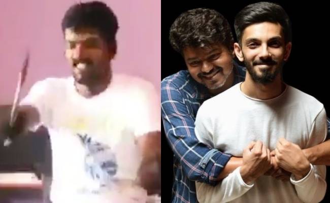 Anirudh praises fan who played VaathiComing song Vijay’s Master