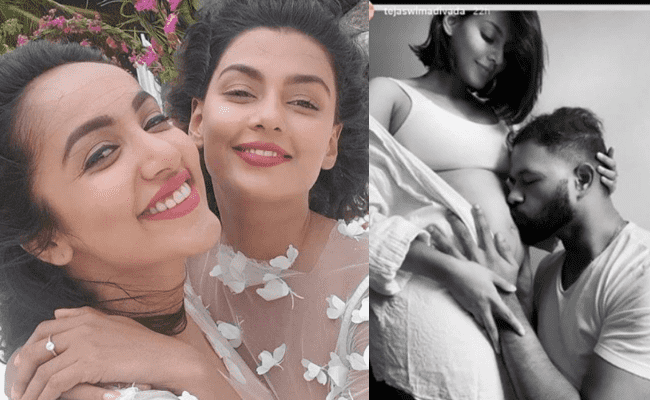 Anisha Ambrose pregnant with first child revealed by Tejaswi Madivada
