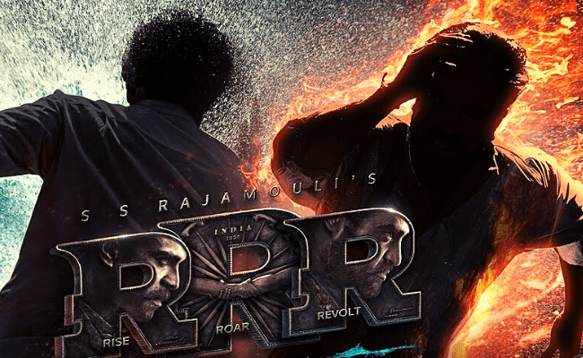 Another mass poster from SS Rajamouli’s RRR movie out ft Ram Charan and Jr NTR