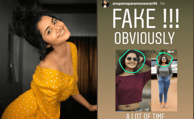Anupama Parameswaran enraged over her morphed photo, makes a sharp comment