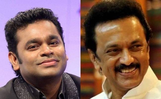 AR Rahman congratulates MK Stalin for DMK victory