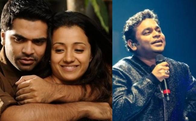 AR Rahman posts tweet about Simbu - Trisha - GVM’s VTV 2