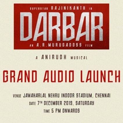 ARM directed Thalaivar Rajinikanth's Darbar Audio launch on 7 December Details here