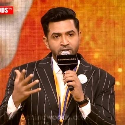 Arun Vijay and Jayam Ravi at the Behindwoods Gold Medal 2019