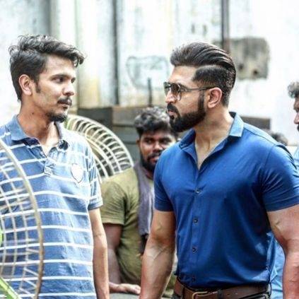 Arun Vijay shares candid picture from the sets of Mafia