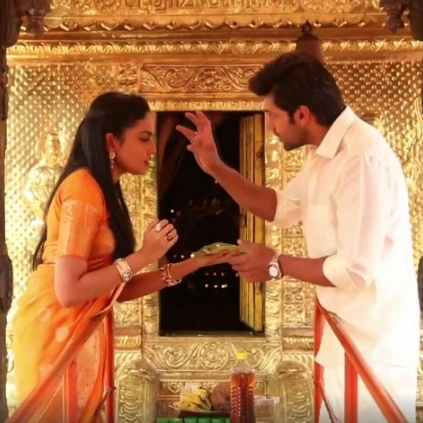 Arya visits Enga Veetu Mappillai contestant Abarnathi's house tamil cinema news