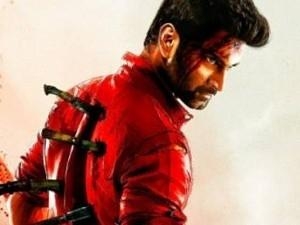 Atharvaa looks intense in his latest - Kuruthi Aattam