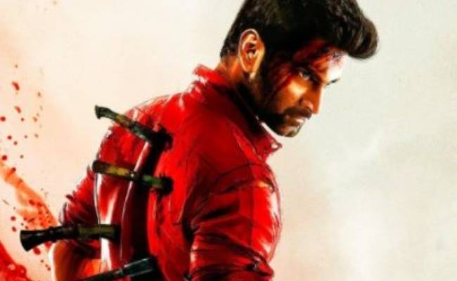 Atharvaa looks intense in his latest Kuruthi Aattam