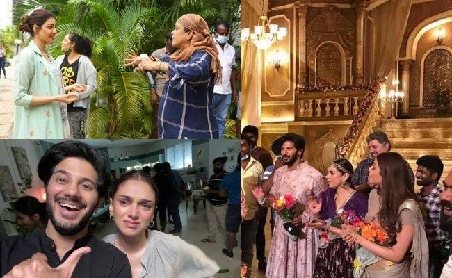 Awesome news from Hey Sinamika team - Dulquer Salmaan, Aditi Rao Hydari, Kajal Aggarwal, Brinda Gopal