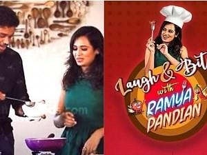 Behindwoods launches cooking show "Laugh & Bite" with Ramya Pandian