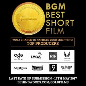 Much expected Behindwoods Gold Short Films Contest launched