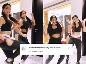 "Ivanga sisters ah...!" - Fan comments after watching LATEST dance video of Samyuktha and Bhavna! Who is who? Can you find out?