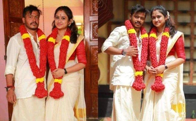 Bhramanam TV serial actress Swathi Nithyanand gets married to Pratheesh