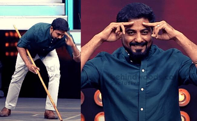 Bigg Boss Aari's Silambattam performance is sure to steal your hearts; viral video from Behindwoods Gold Icons