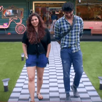 Bigg Boss promo featuring Darshan and Sherin romance