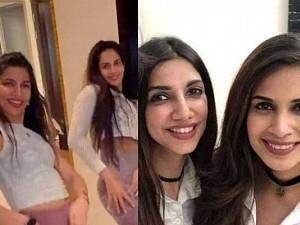 VIDEO: Bigg Boss Samyuktha meets up with her 'REELS' partner VJ Bhavna - Don't miss the duo's latest VIRAL dance!