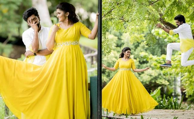 Bigg Boss Sandy romantic photoshoot wife ultimate couple goals