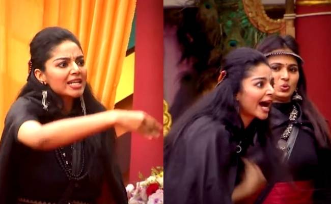 Bigg Boss Tamil 4 dated Oct 21 ft angry Sanam Shetty, Suresh, Balaji, Shivani