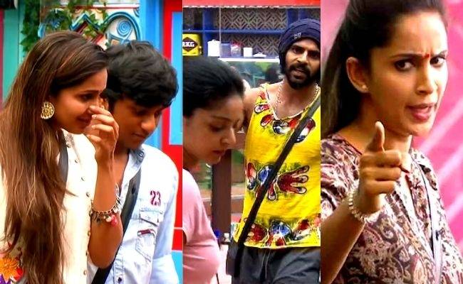 Bigg Boss tamil 4 - Netizens troll Samyuktha for having double standards ft Aari, Bala, Sanam