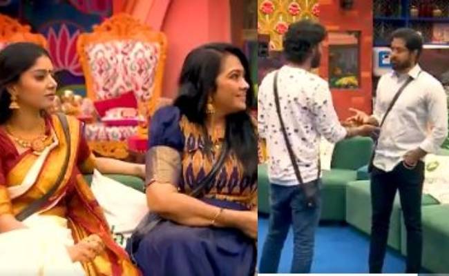 Bigg Boss Tamil 4 old mates visit Aari Rio argue