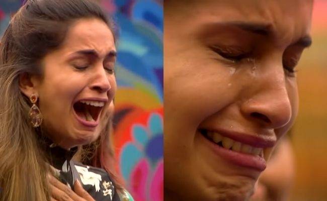 Bigg Boss Tamil 4 Samyuktha Karthik cries inconsolably