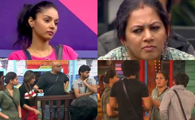 Bigg Boss Tamil 4 Sanam and Suresh loyalists battle it out
