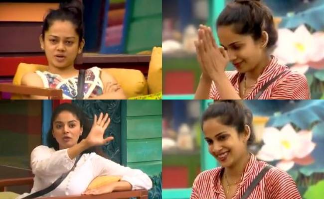 Bigg Boss Tamil 4 Sanam supports Anitha in Samyuktha issue