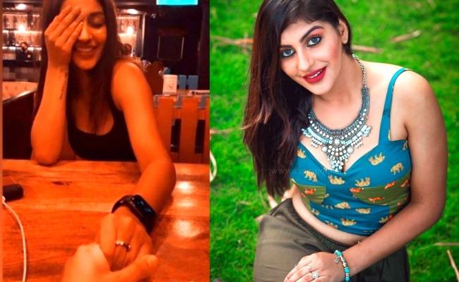 Bigg Boss Yashika Aannand blush a little as she goes for a Date, pic go viral