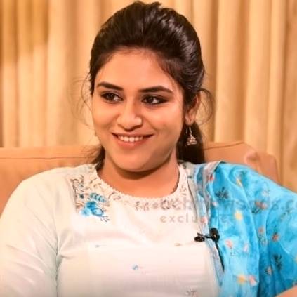 Bigil actress Indhuja talks about Super Duper film and Christopher Nolan’s movie