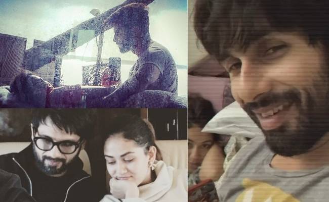 Bollywood actor Shahid Kapoor shares a video of himself and wife Mira on Instagram.