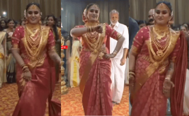 Bride's wedding dance for the groom, to Prashanth's 'Mambattiyan' song goes viral