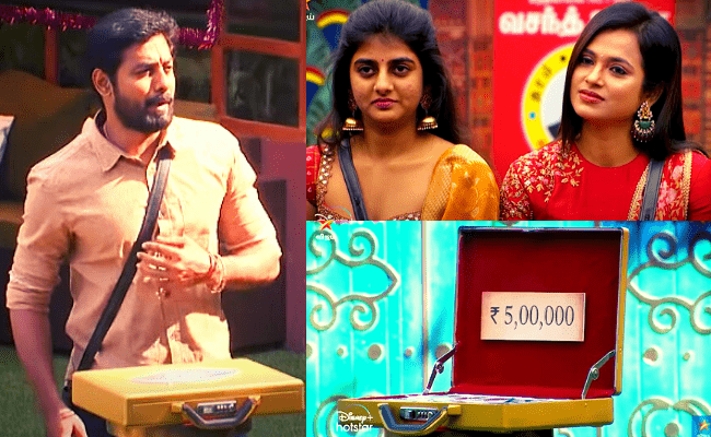 Briefcase Task introduced in Bigg Boss Tamil 4; who will take the cash and quit the show ft Aari, Ramya or Gaby