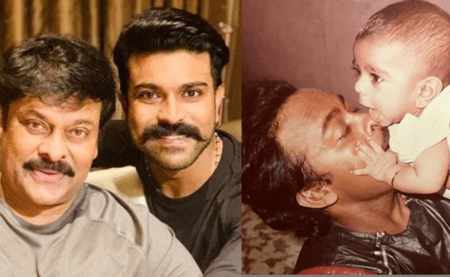 Chiranjeevi shares why Ram Charan is a natural actor with a throwback picture