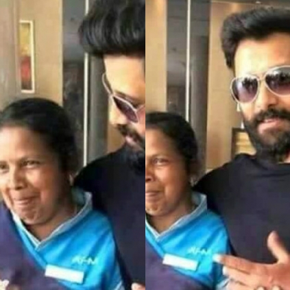 Chiyaan Vikram fulfills a fan's desire