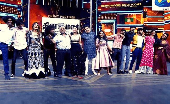 Cook With Comali gang's live exclusive farewell dance from Behindwoods Gold Icons