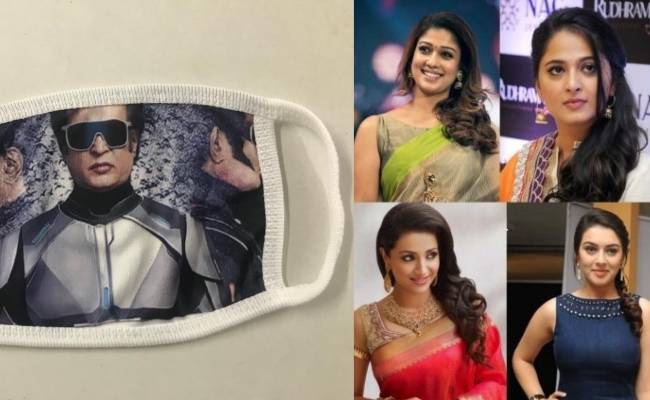 Corona face masks with images of popular Tamil stars go viral