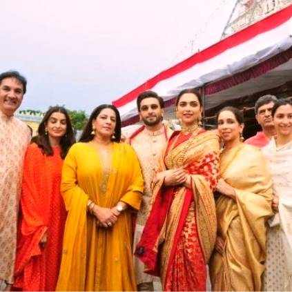 Deepika Padukone and Ranveer Singh celebrate their first wedding anniversary at Tirupati Balaji Temple