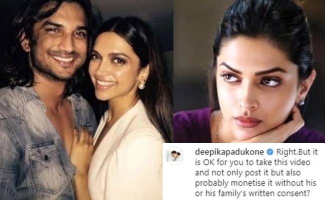 Deepika Padukone lashes out on Instagram page ft. Sushant Video