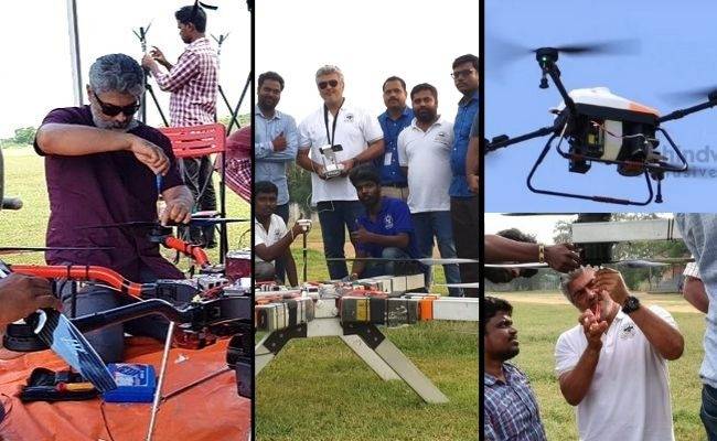 Details of Thala Ajith's involvement in Team Dhaksha's drone sanitizer treatment against Coronavirus