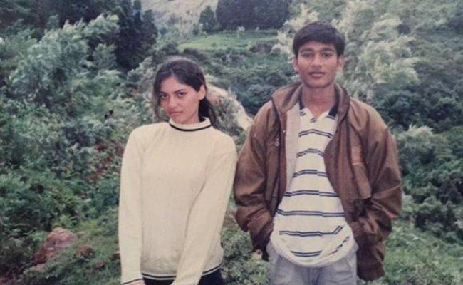 Dhanush and Sherin's throwback photo go viral online