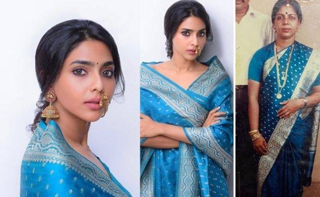 Dhanush's Jagame Thanthiram and Ponniyin Selvan actress shares saree pic goes viral ft Aishwarya Lekshmi