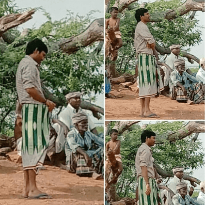 Dhanush's new pics from Mari Selvaraj's Karnan