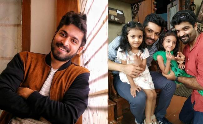 ‘Dharala Prabhu’ star Harish Kalyan shares an image from the sets of the film.