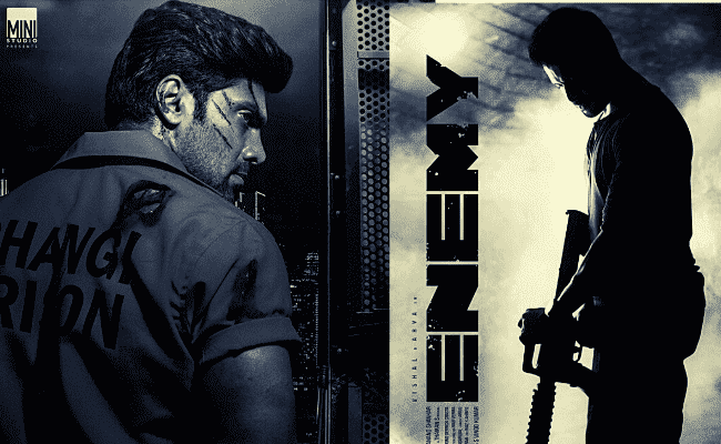 Director announces a mirattal official update about Vishal and Arya's Enemy teaser