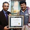 An international honour for Parthiepan!
