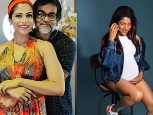 Glowing: Gitanjali Selvaraghavan slays in her unconventional pregnancy photoshoot - Pics viral!