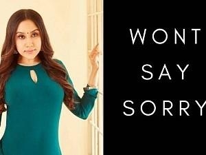 "I will not say sorry" - Divya Sathyaraj's latest statement - Here's why!