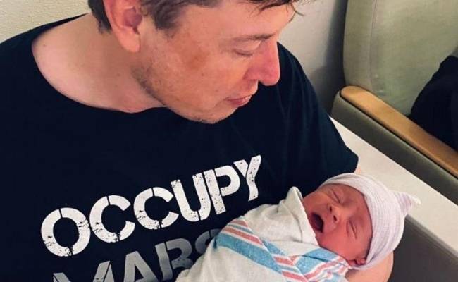 Elon Musk newborn son name confuses netizens.